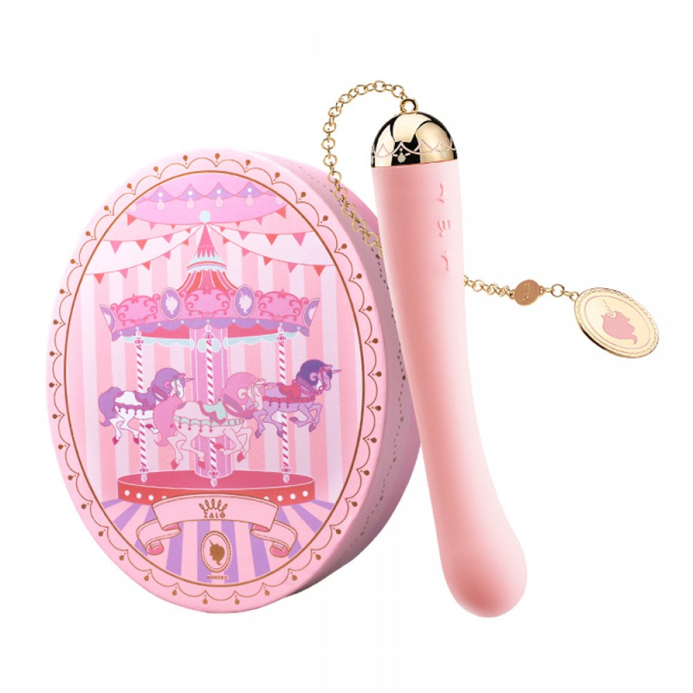 Вібратор для точки G з підключенням до телефону ZALO Momoko Strawberry Pink