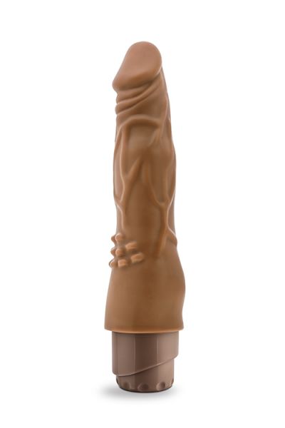 Вібромасажер Dr. SKIN COCK VIBE 4 8INCH COCK MOCHA