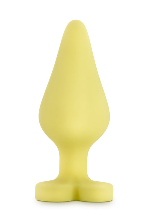 Анальний плаг PLAY WITH ME CANDY HEART SPANK ME YELLOW