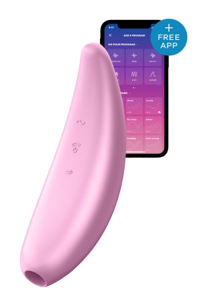 T360114 безконтактний стимулятор клітора SATISFYER CURVY3 PINK