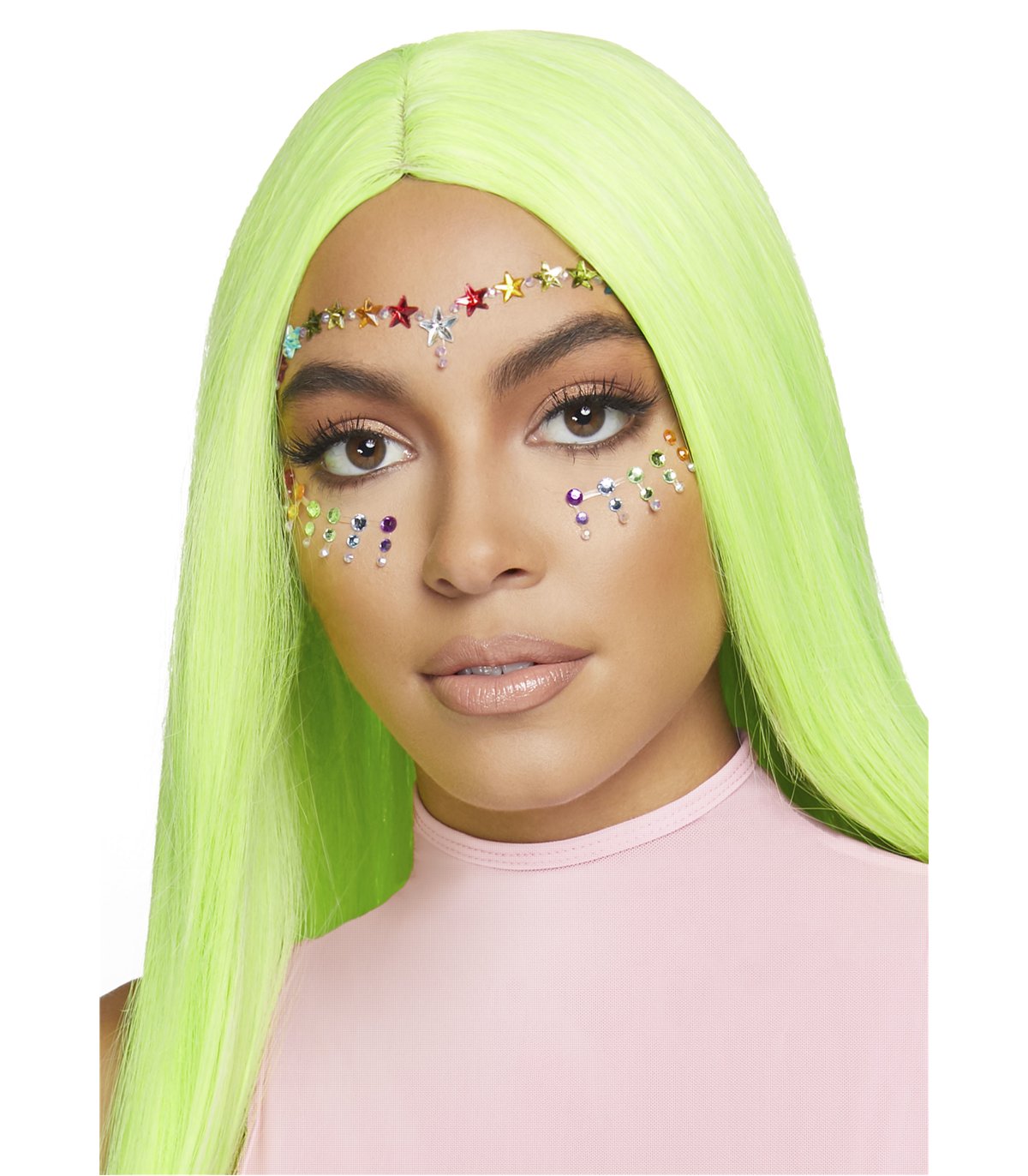 Алмазна наклейка Leg Avenue Jovi face jewels sticker O/S