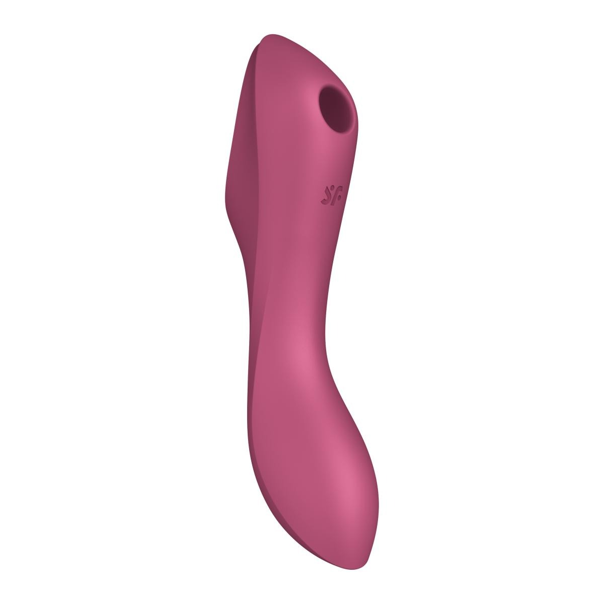 Подвійний вібратор із вакуумною стимуляцією Satisfyer Curvy Trinity 3, рожевий