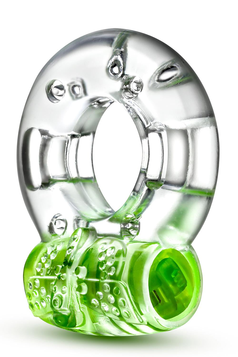 Ерекційне віброкільце PLAY WITH ME AROUSER VIBRATING C-RING GREEN