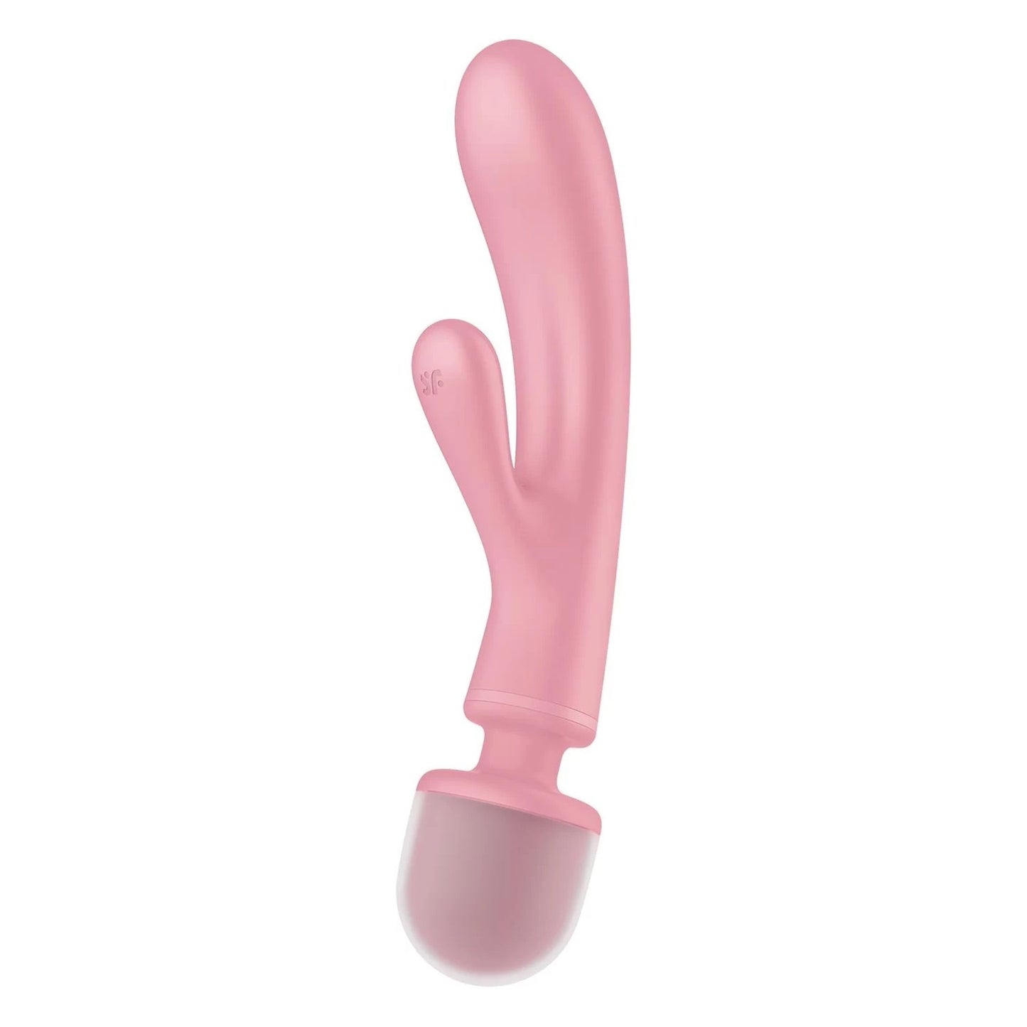 Гібридний вібратор Мікрофон-Кролик Satisfyer Triple Lover, рожевий