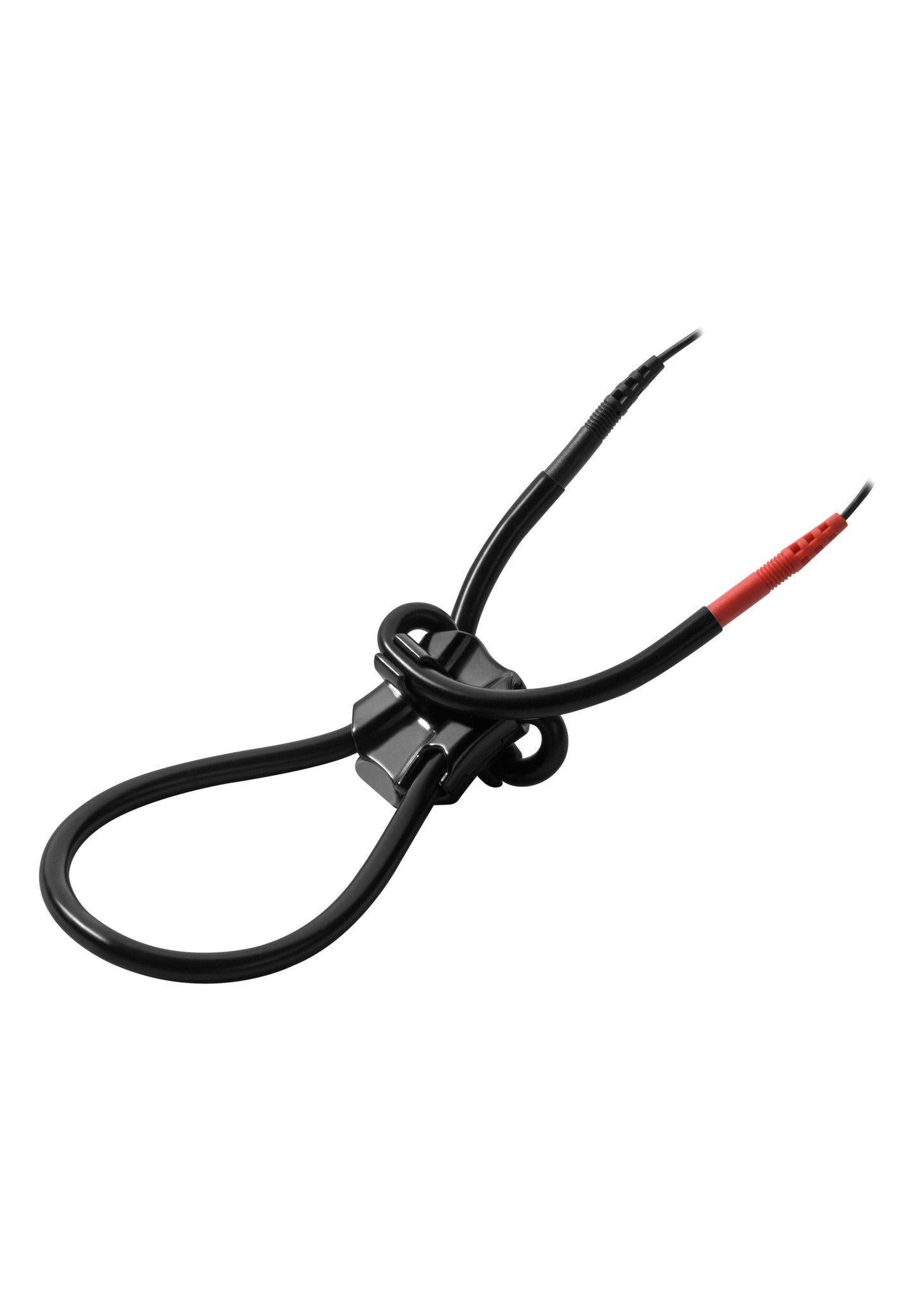 Ласо на пеніс Mystim з електростимуляцією, чорне