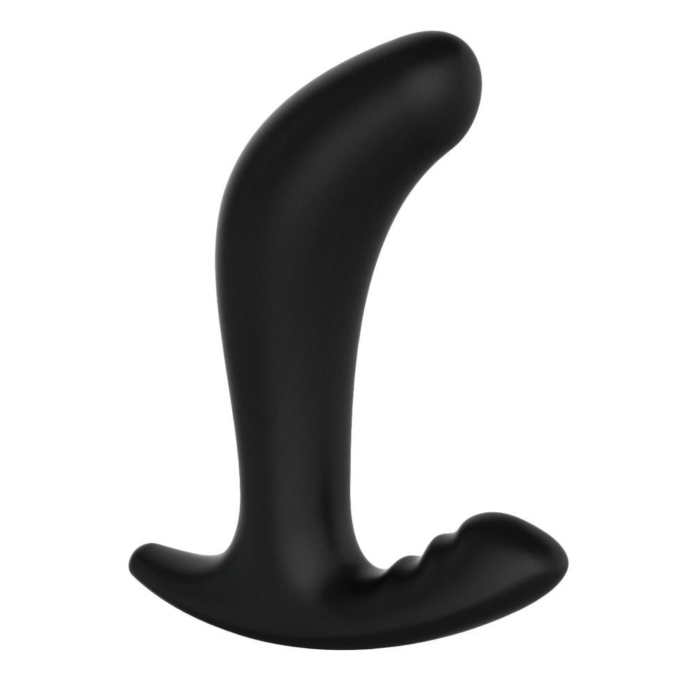 Масажер простати з функцією електростимуляції Twisting Tom Mystim, силіконовий, чорний 13 х 3.3 см