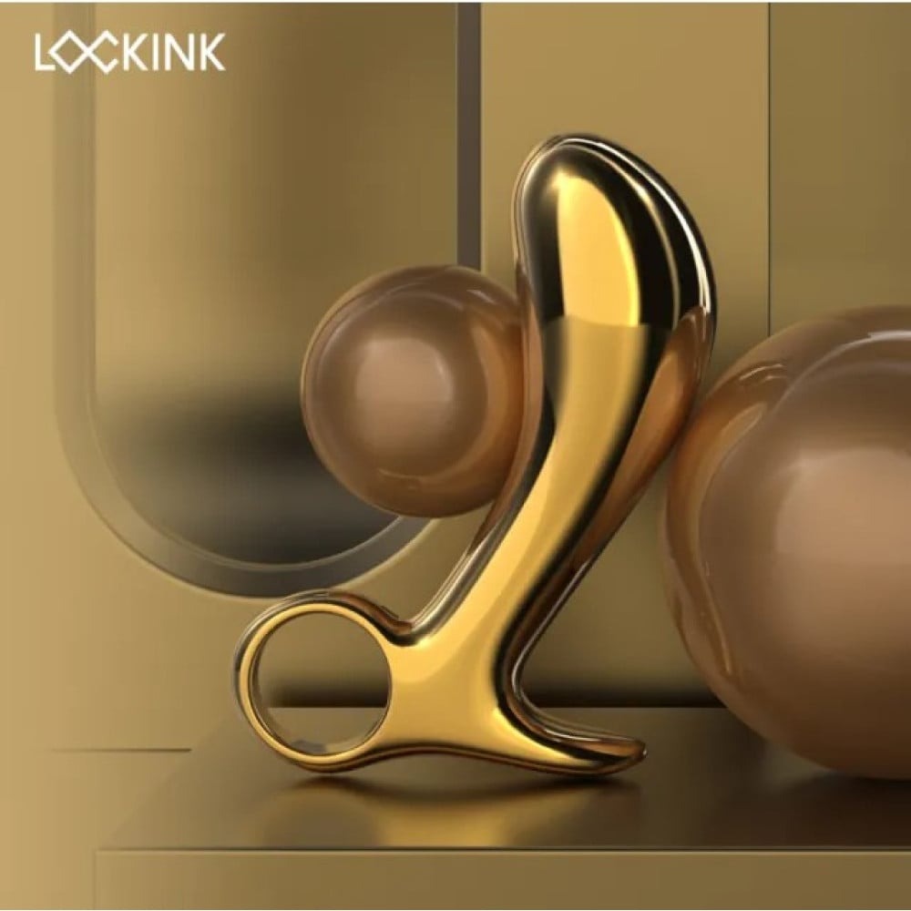 Массажер простаты Sevanda Woodpecker Massager, металлический, золотой