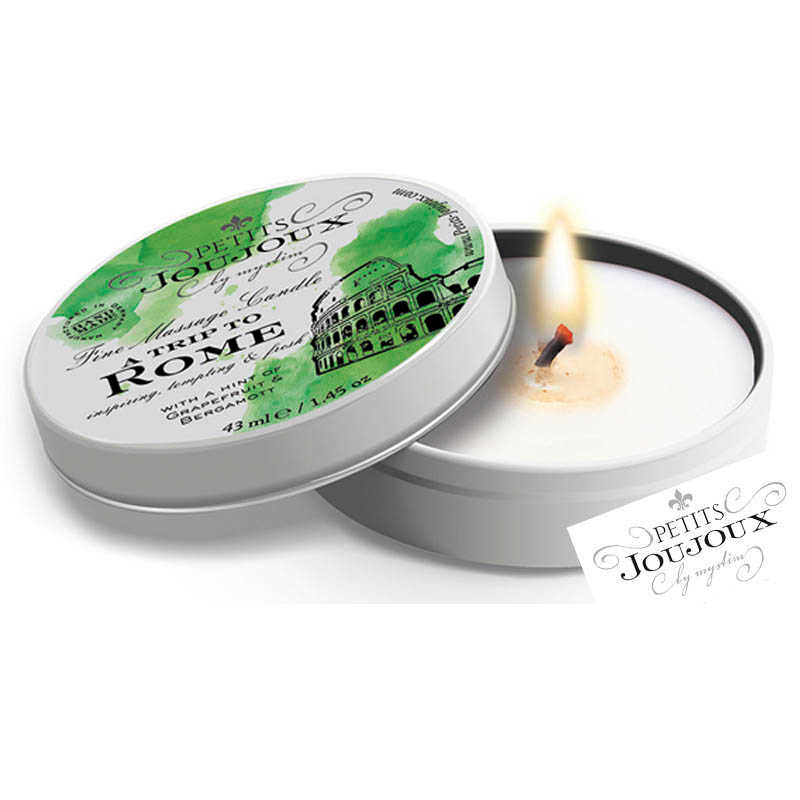 Масажна свічка з ароматом грейпфрута та бергамота Petits Joujoux, 43 мл