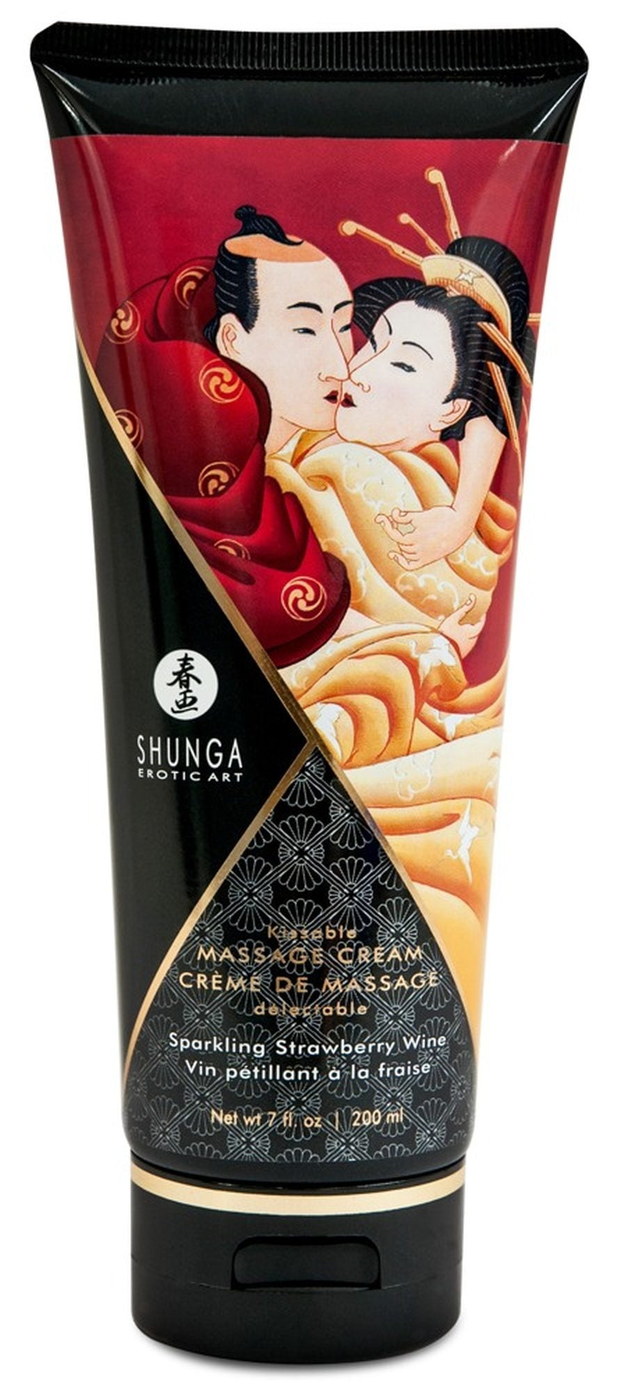 Масажний крем Shunga Strawberry Wine 200 мл