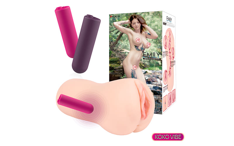 Мастурбатор ануса з вібрацією Kokos Emily