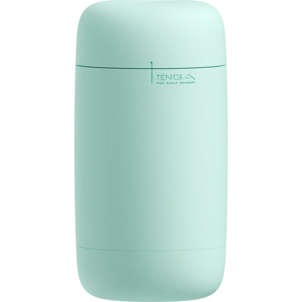 Мастурбатор нереалістичний Tenga Puffy Mint Green, рельєфний, м'ятний, 15 х 4.5 см