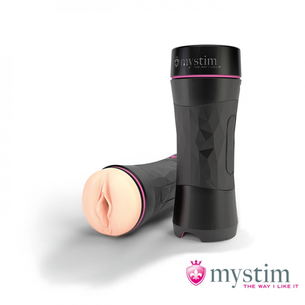 Мастурбатор-вагіна Mystim Oh-Push me Vagina, чорний