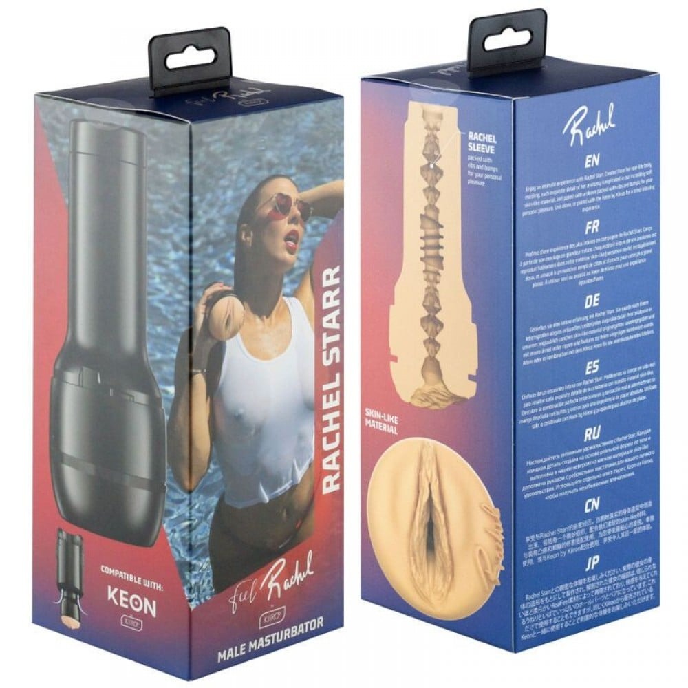 Мастурбатор вагіна реалістичний FeelStars Rachel Starr Kiiroo, кібершкіра