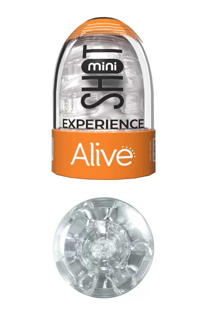 Міні мастурбатор Alive Mini Shot Experience прозорий