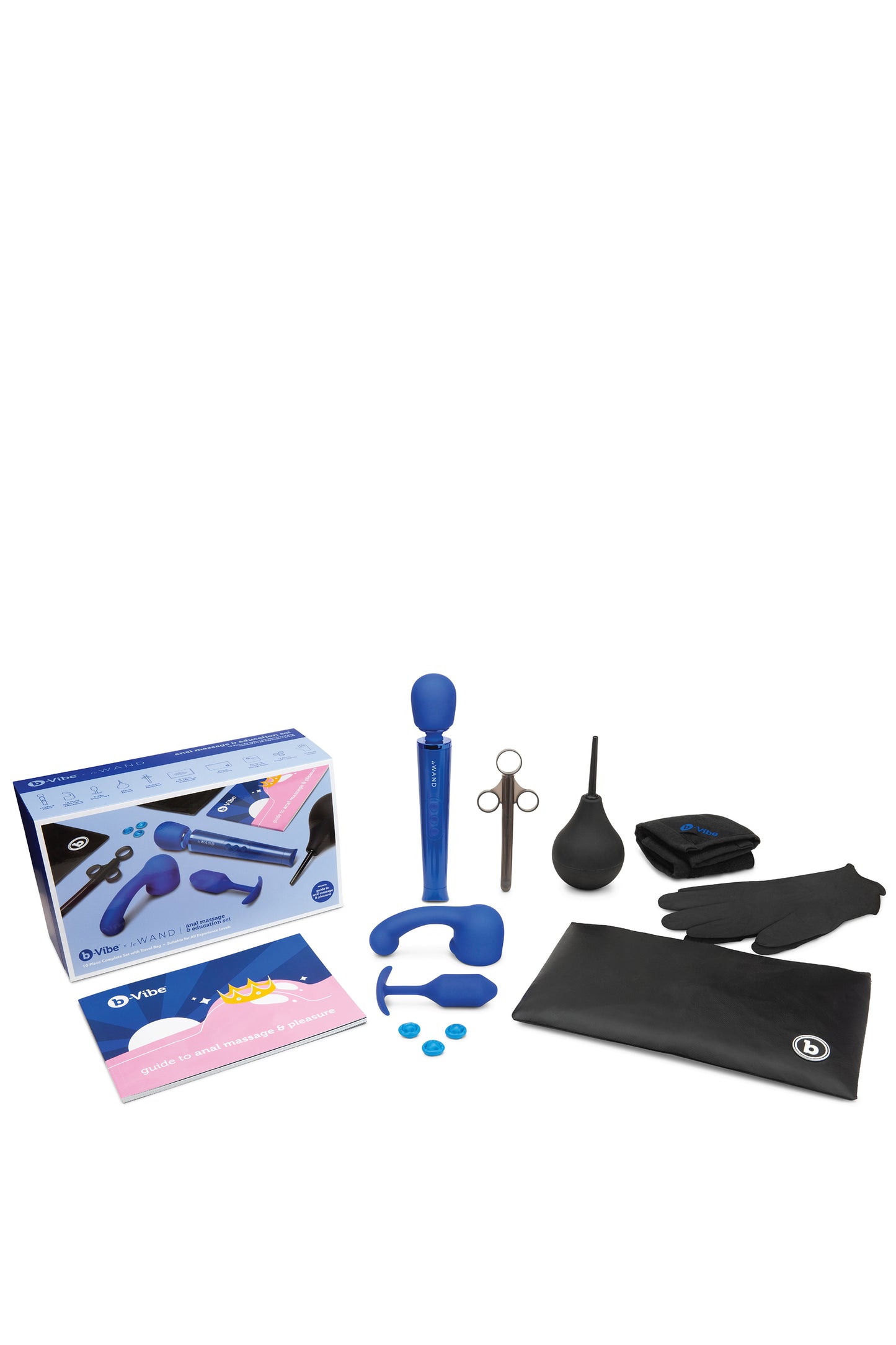 Набір анальних іграшок з 10 предметів b-Vibe ANAL MASSAGE AND EDUCATION SET