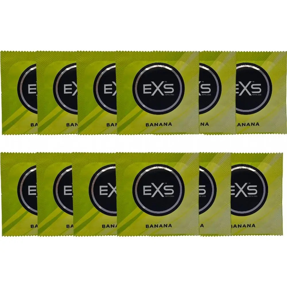 Набір презервативів для орального сесу Exs Banana з ароматом банана (ціна за 10 шт.)