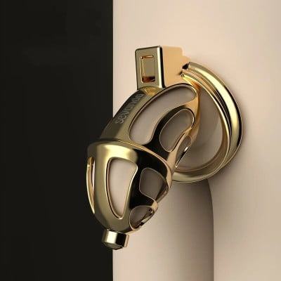 Пояс вірності металевий Lockink Sevanda з 3 кільцями різного діаметру, золотистий