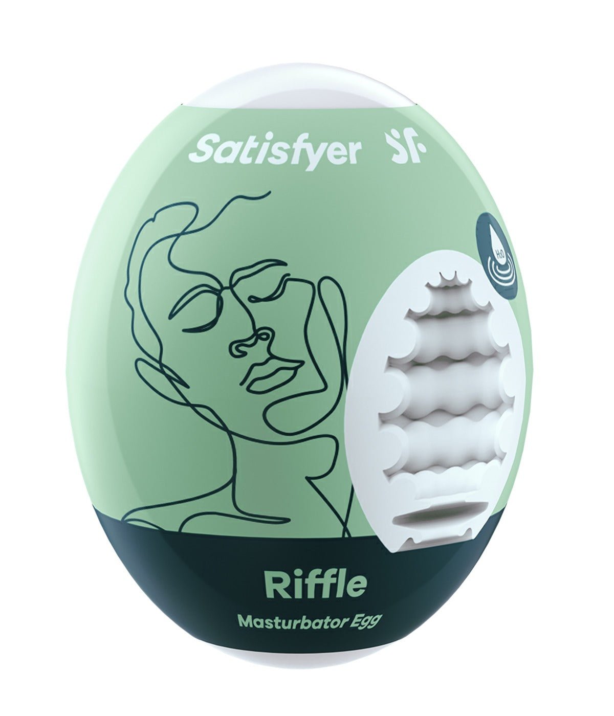 Самозмащувальний мастурбатор Satisfyer Masturbator Egg RIFFLE