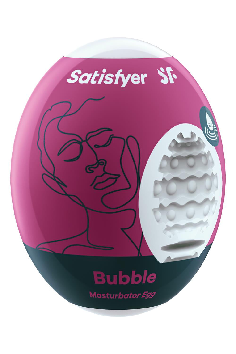 Мастурбатор, що самозмащується Satisfyer Masturbator Egg Bubble