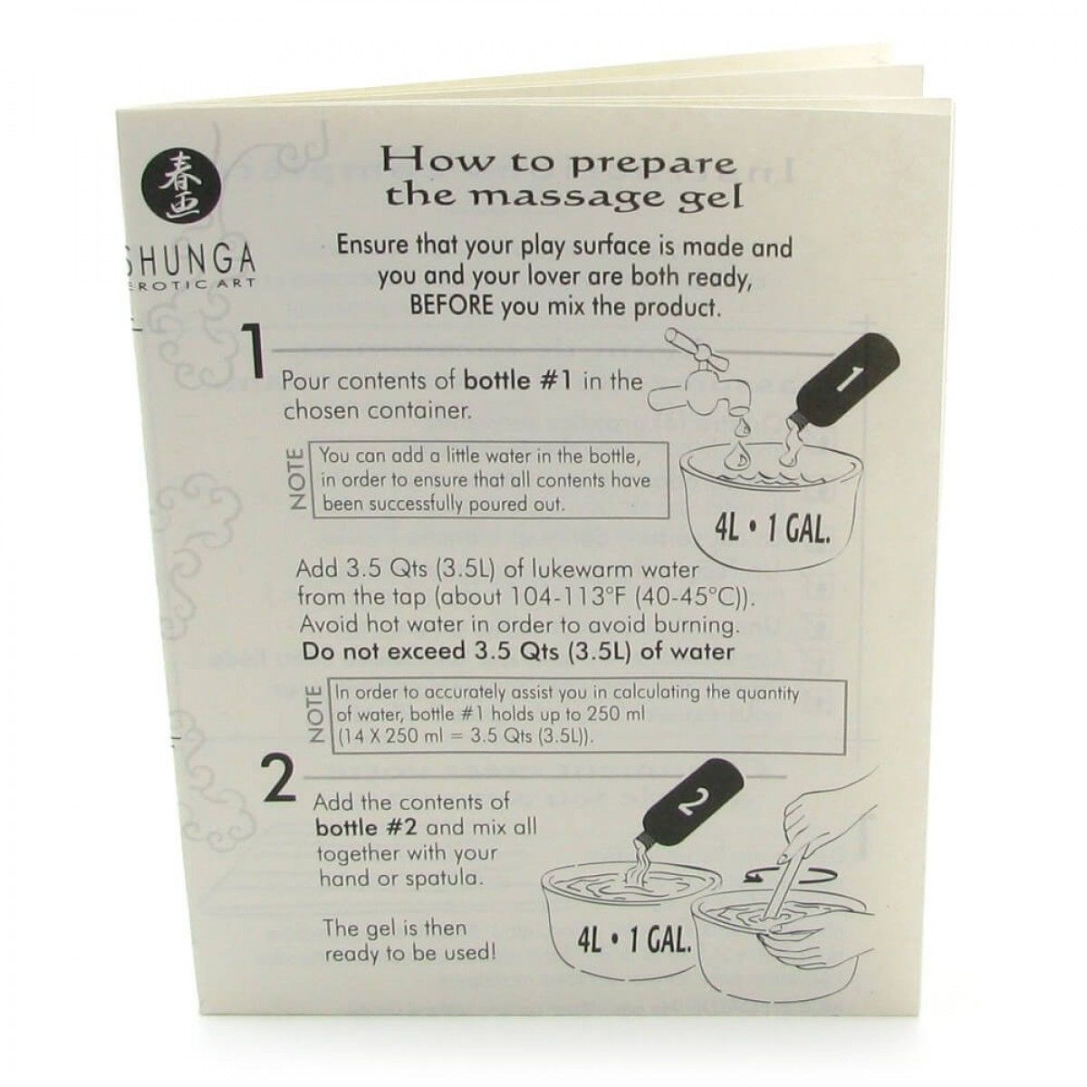 Гель для NURU-масажу Shunga Oriental Body-to-Body – Melon Mango (2 x 225 мл) плюс простирадло