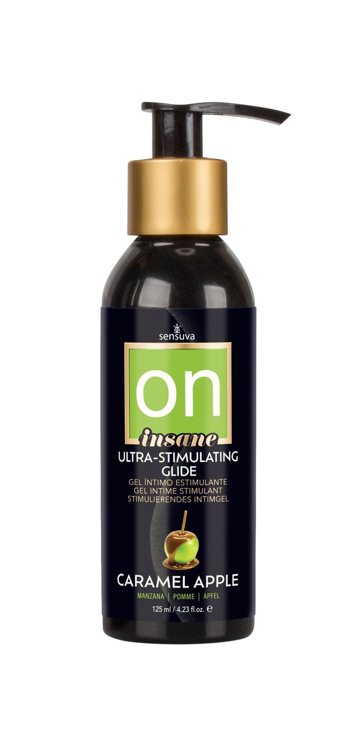 Збуджувальна змазка на гібридній основі Sensuva Ultra-Stimulating On Insane Caramel Apple (125 мл)