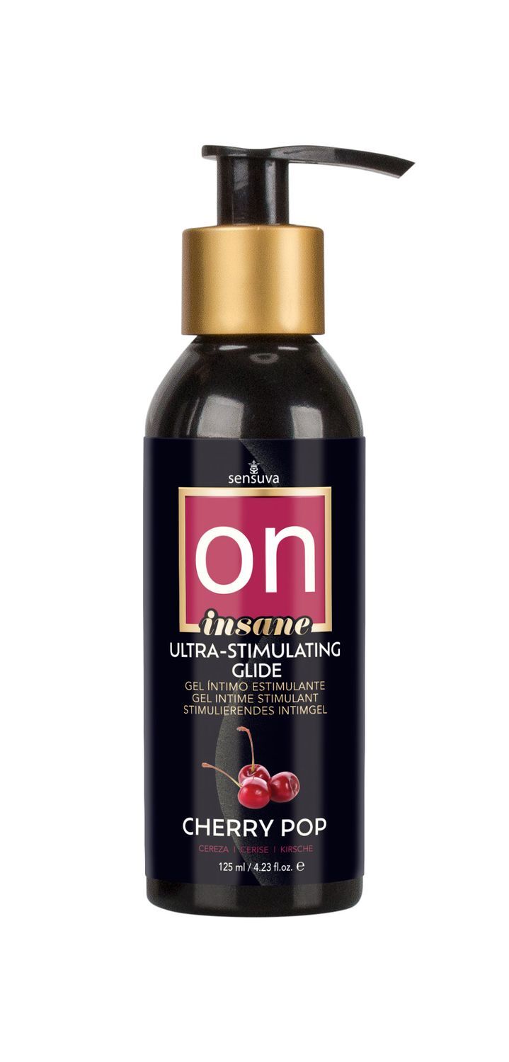Збуджувальна змазка на гібридній основі Sensuva Ultra-Stimulating On Insane Cherry Pop (125 мл)