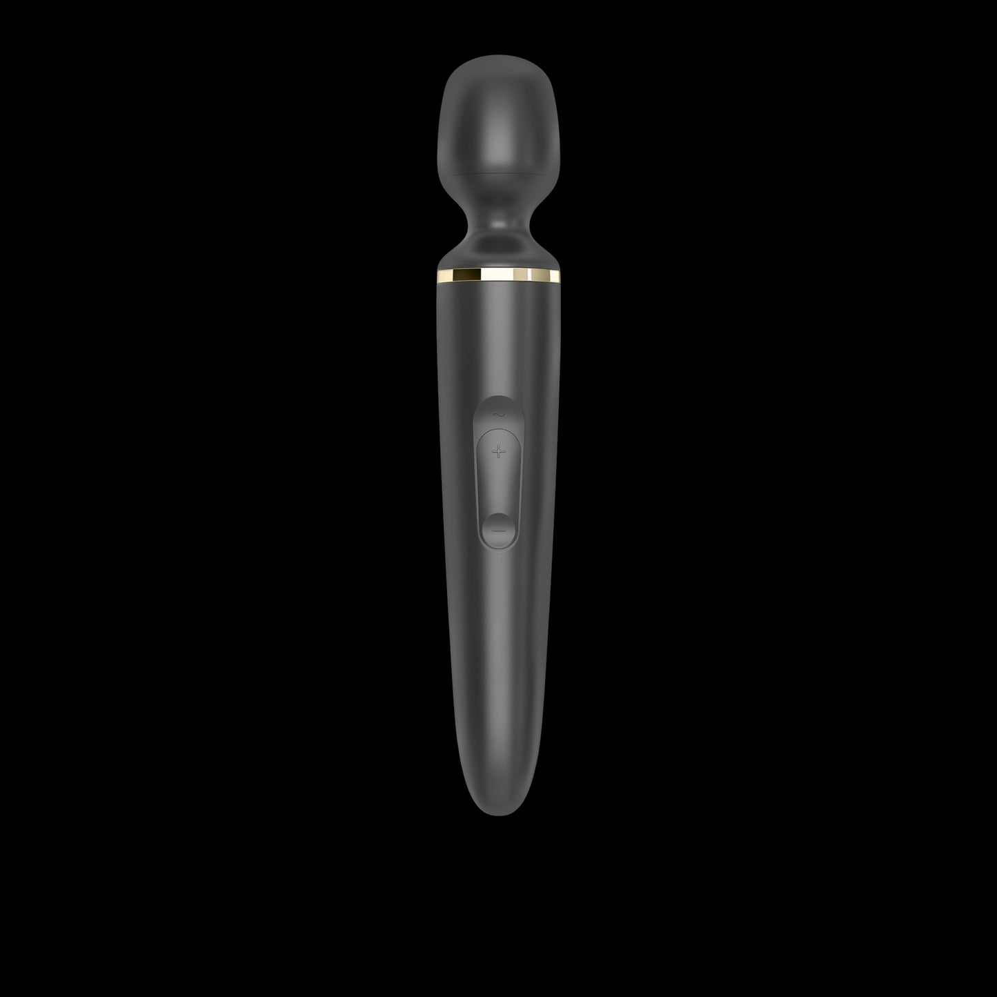 Вібромасажер Satisfyer Wand-er Woman (Black/Gold), водонепроникний, потужний, розмір XXL