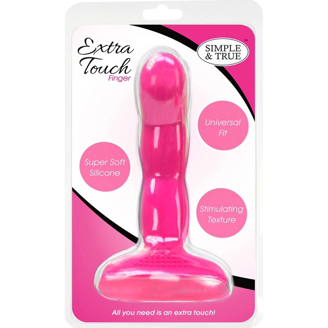 Насадка на палець Simple&True Extra Touch Finger Dong Pink
