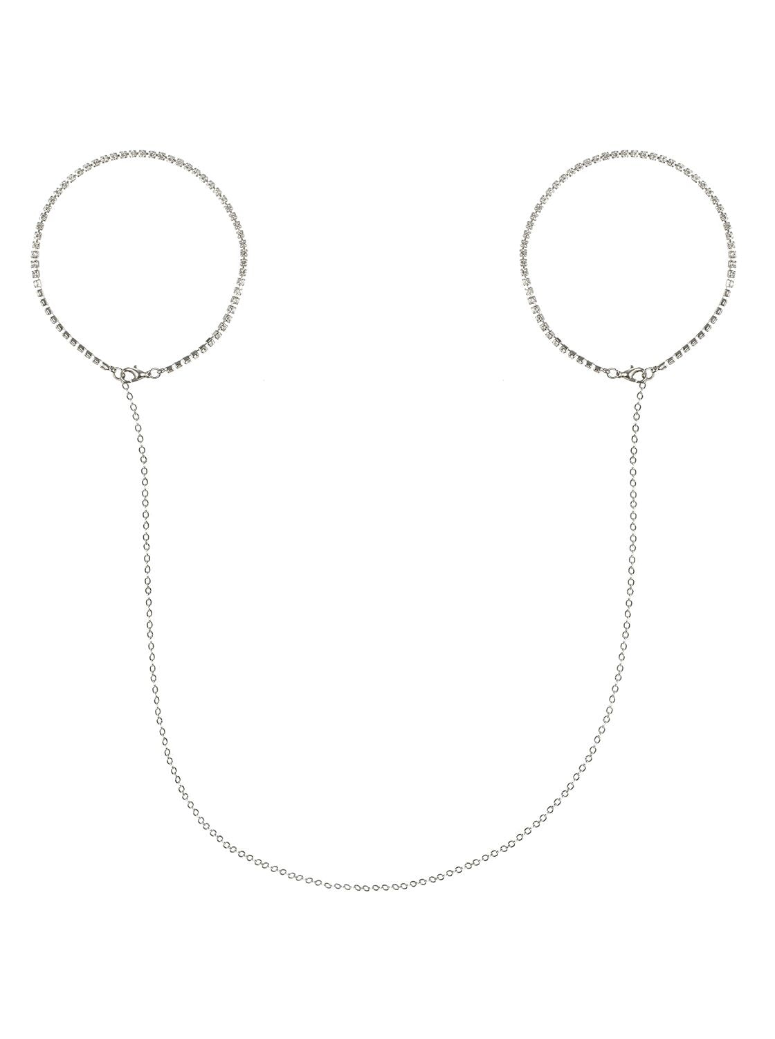 Ланцюжки-наручники з каменями Obsessive Bijou 907