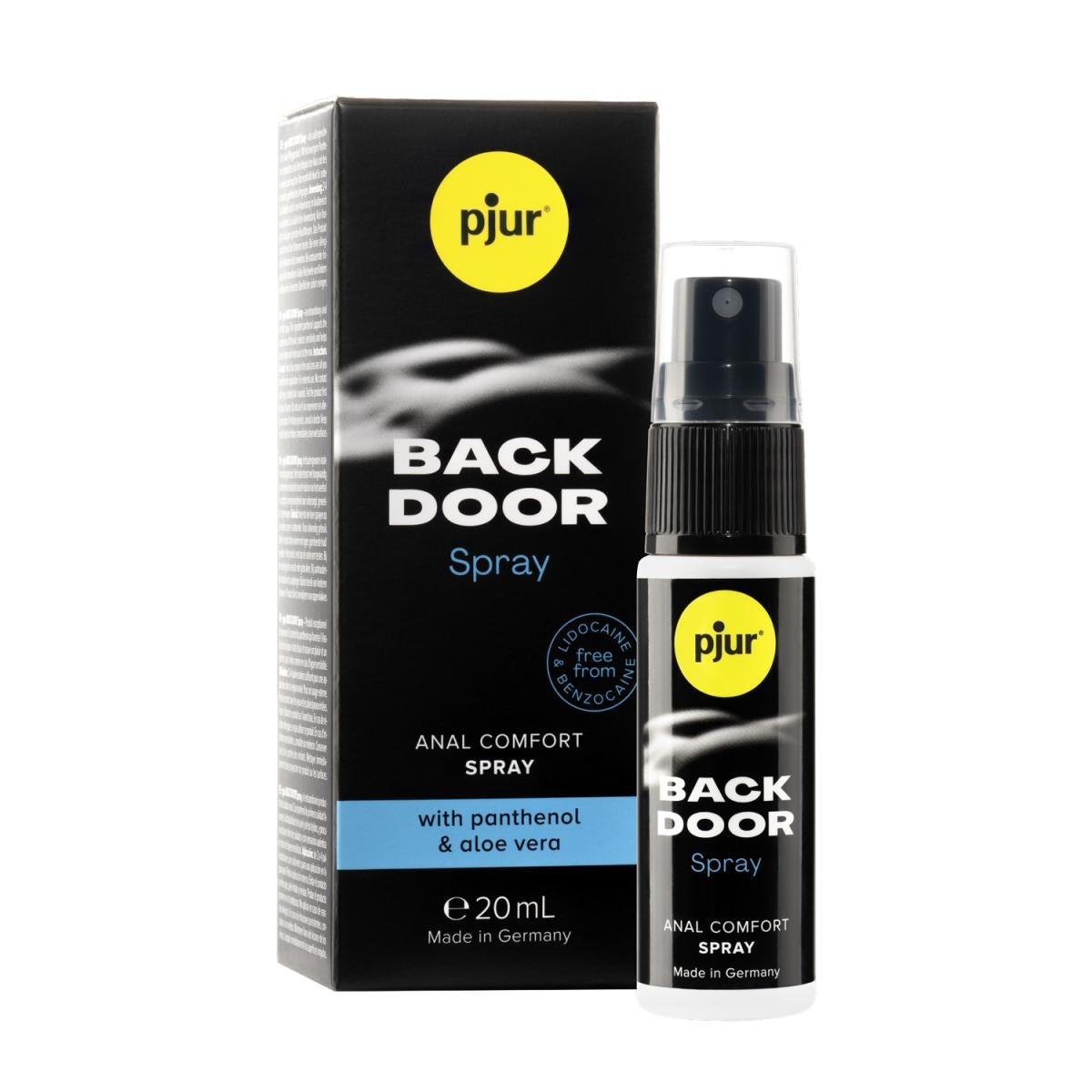Розслаблювальний анальний спрей pjur BACK DOOR spray 20 мл, з пантенолом та алое, концентрований