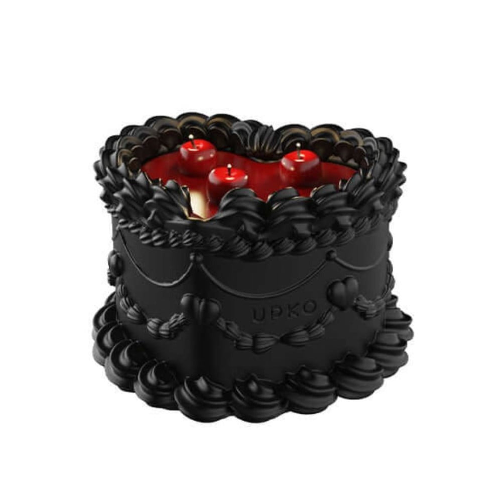 Свічка воскова UPKO Midnight Sweetie низькотемпературна, чорна, 270 гр