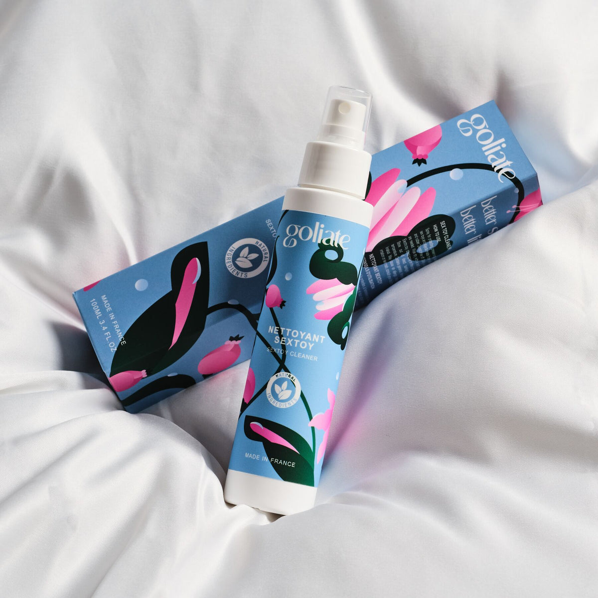 Антибактеріальний спрей для іграшок Goliate Nettoyant Sextoy 100 мл, безпечний для тіла
