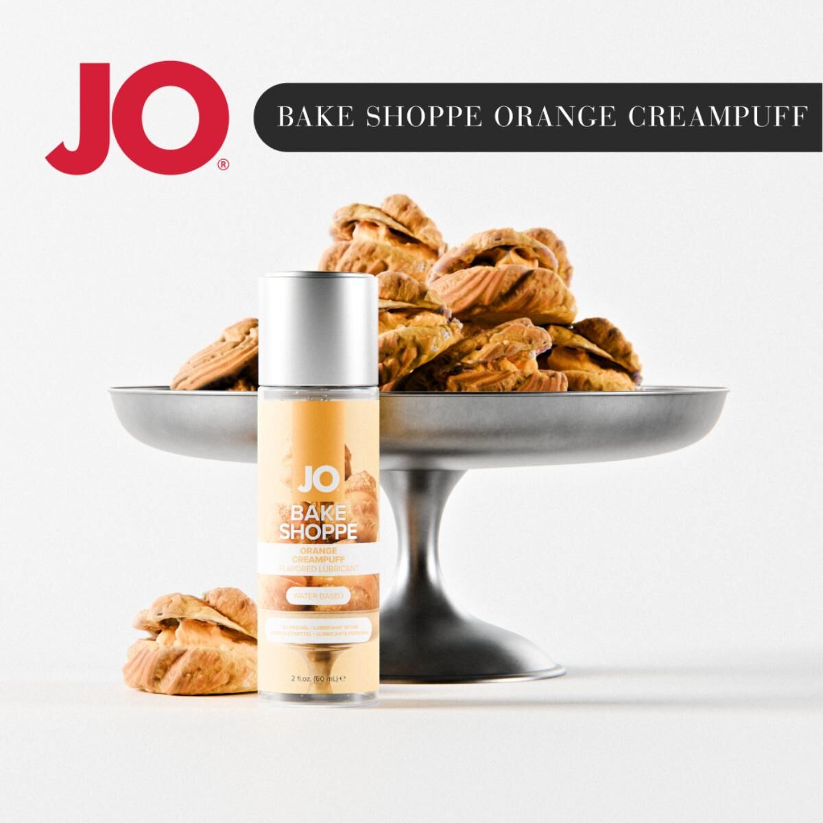 Лубрикант JO Bake Shoppe Orange Creampuff зі смаком апельсинового профітролю 60 мл
