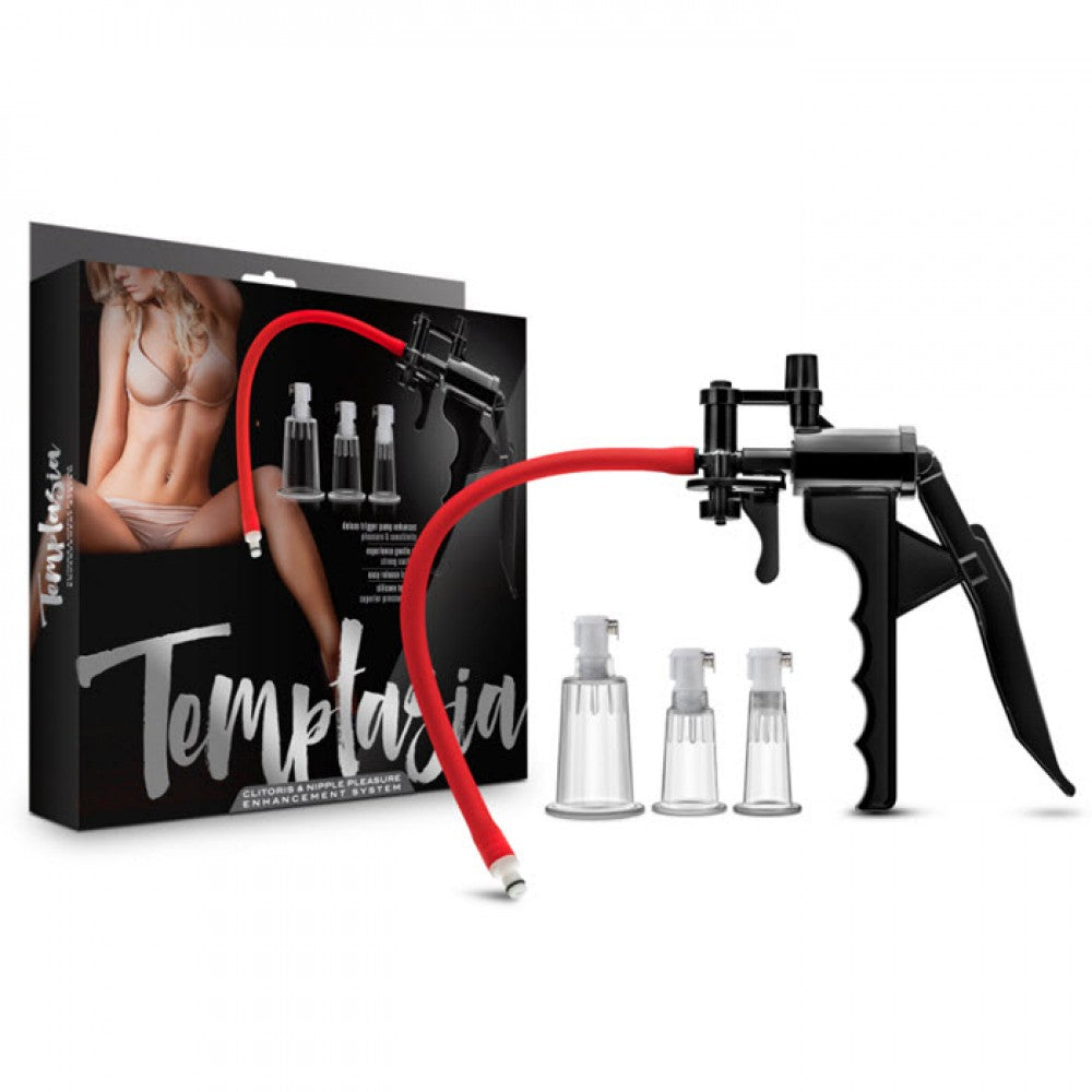 Вакуумна помпа для вагіни та сосків Blush Temptasia Clitoris Pleasure System