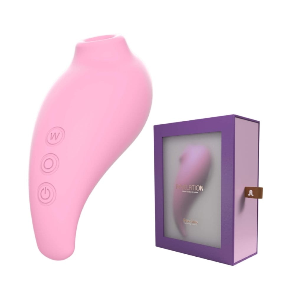 Вакуумний кліторальний стимулятор Adrien Lastic Revelation рожевий
