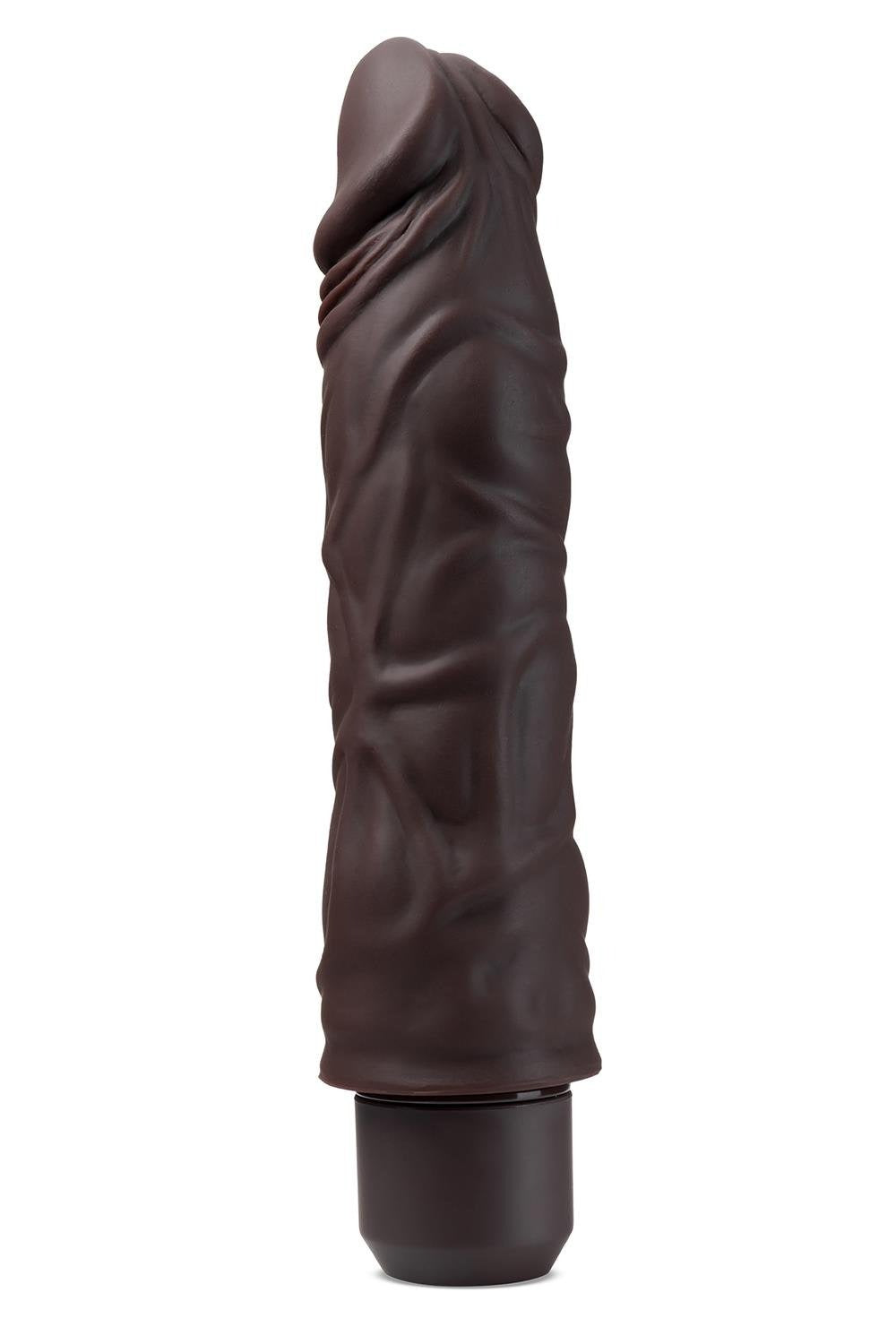 Вібруючий фалоімітатор на батарейках Blush Dr.Skin Dr.David коричневий