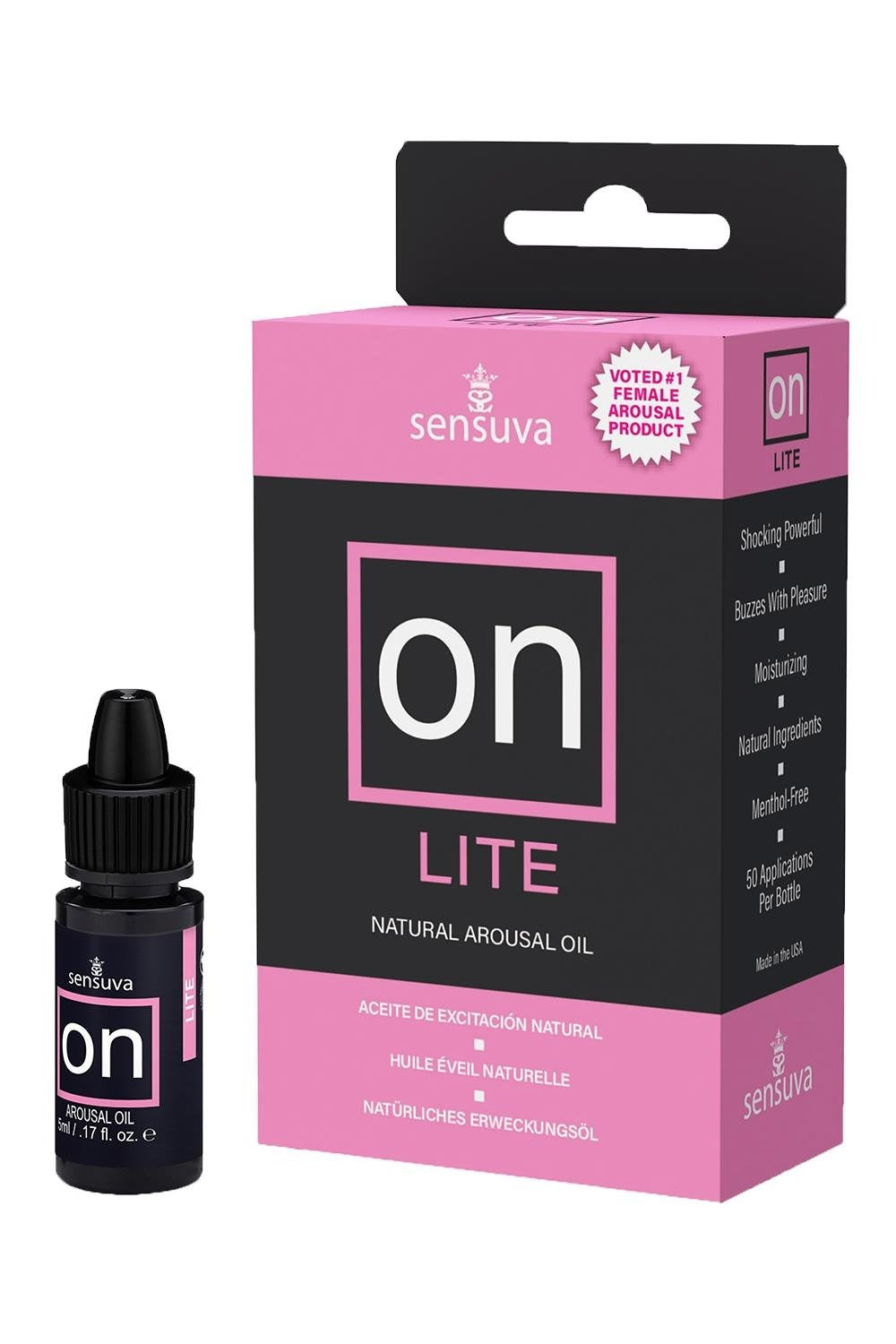 Рідкий вібратор Sensuva On LITE Arousal Oil, 5 мл