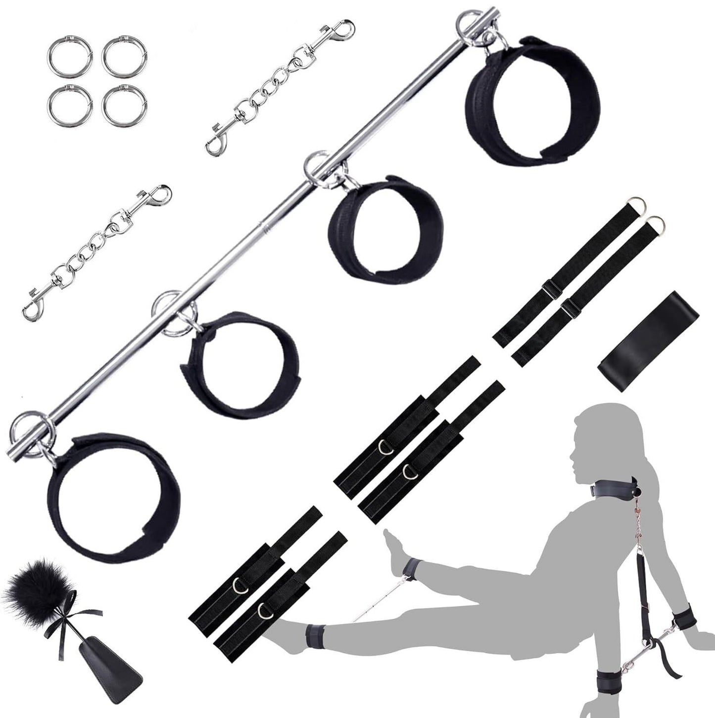 БДСМ-набір LOCKINK YEAHWOW Door Swing & Leg Spreader Bondage set