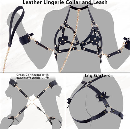 БДСМ-набір LOCKINK YEAHWOW Forced Nadu pose correction set