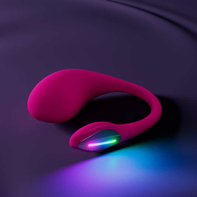 Смарт-віброяйце Lovense Lush 4, дуже потужне, швидке заряджання, LED-підсвічування