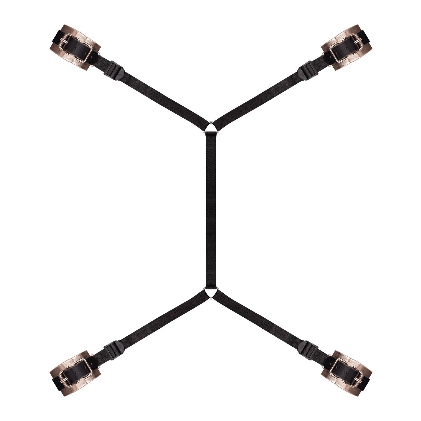 Фіксатор рук і ніг для ліжка Rosy Gold - Under-Mattress Restraint Set