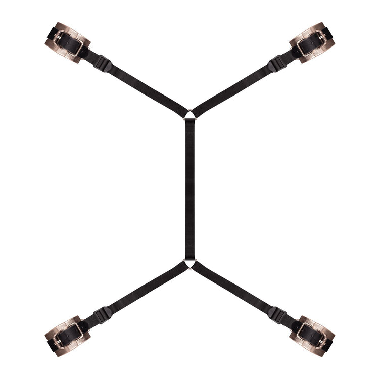 Фіксатор рук і ніг для ліжка Rosy Gold - Under-Mattress Restraint Set