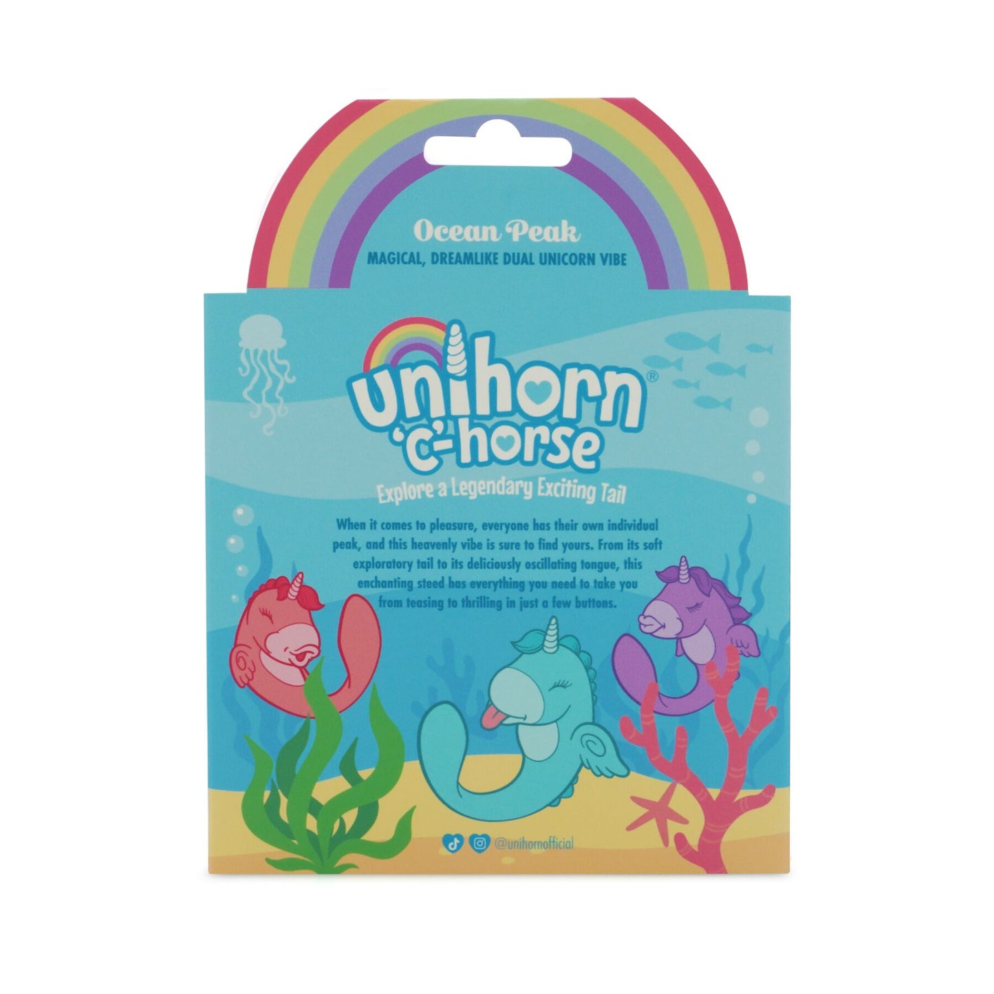 Вібратор-єдиноріжка Unihorn – C Horse – Ocean Peak, вагінально-кліторальна стимуляція, 2 мотори по 10 режимів
