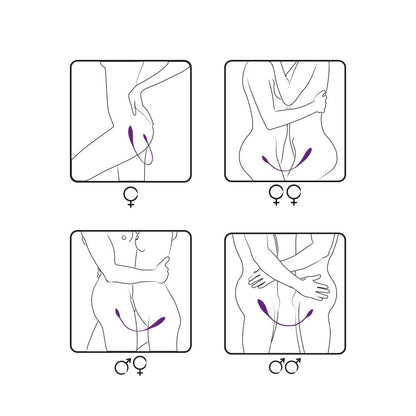 Вібратор двосторонній Adrien Lastic AD-2 з пультом LRS