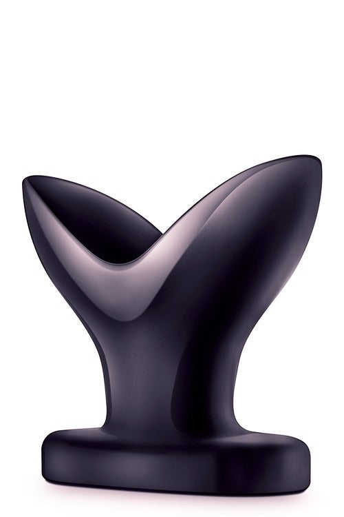 Анальна пробка лотос для розширення анусу, чорна, 10 см х 5 см