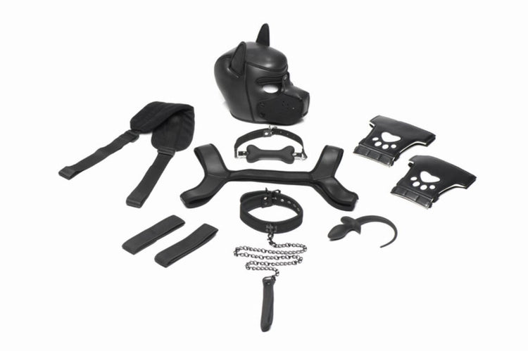 Набір BDSM цуценя Master Series Luxury Pup Arsenal Set - Black