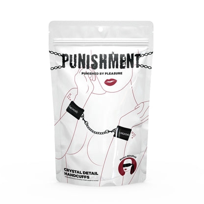 Наручники Punishment - Crystal Detail Handcuffs – Black