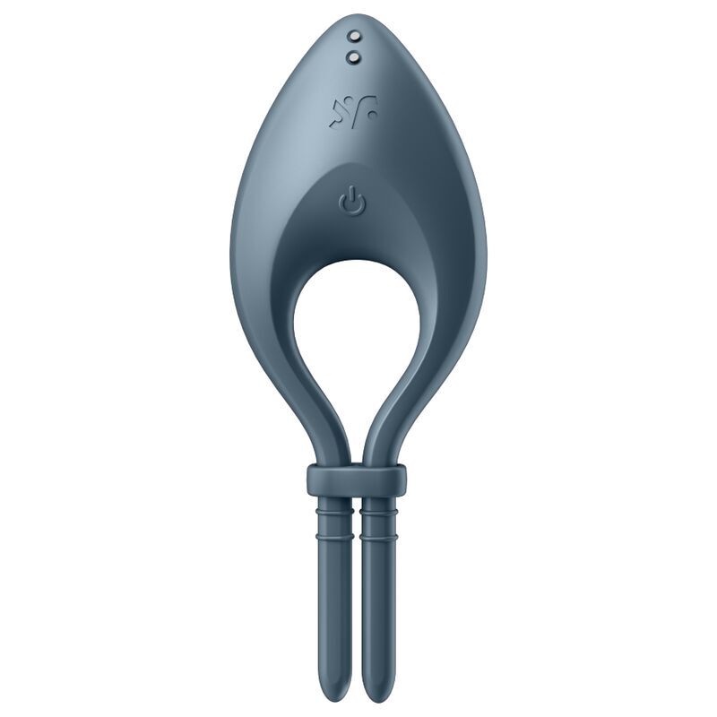 Ерекційне смарт-віброкільце ласо з регулюванням розміру Satisfyer Bullseye Dark Blue