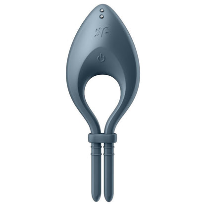 Ерекційне смарт-віброкільце ласо з регулюванням розміру Satisfyer Bullseye Dark Blue