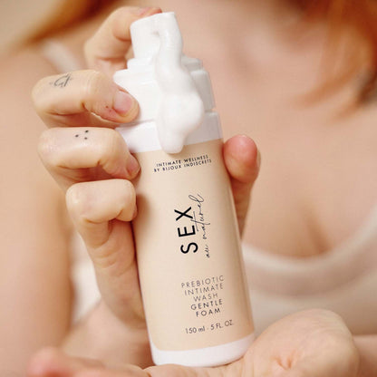 Піна для інтимної гігієни Bijoux Indiscrets Sex Au Naturel Prebiotic Intimate Wash Gentle Foam 150мл